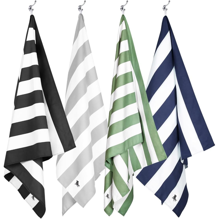 Set of 4 Dock & Bay Beach Towel - Quick Dry, Sand Free